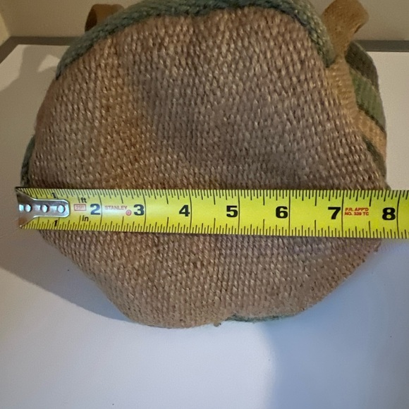 Small Woven BOHO Basket Jute Bucket Bag/ Tote - Picture 11 of 11